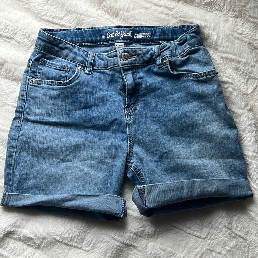 Kids denim shorts